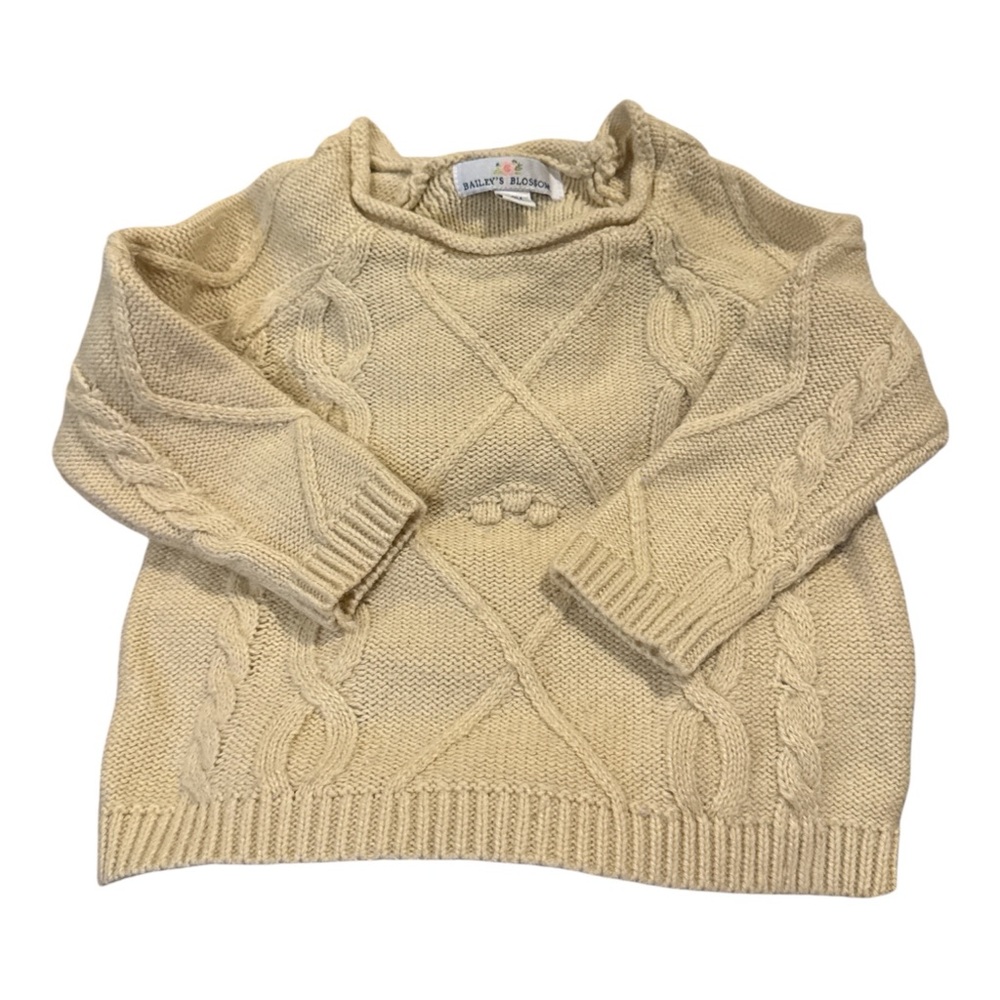 GAP Kids Cream Cable Knit Sweater
